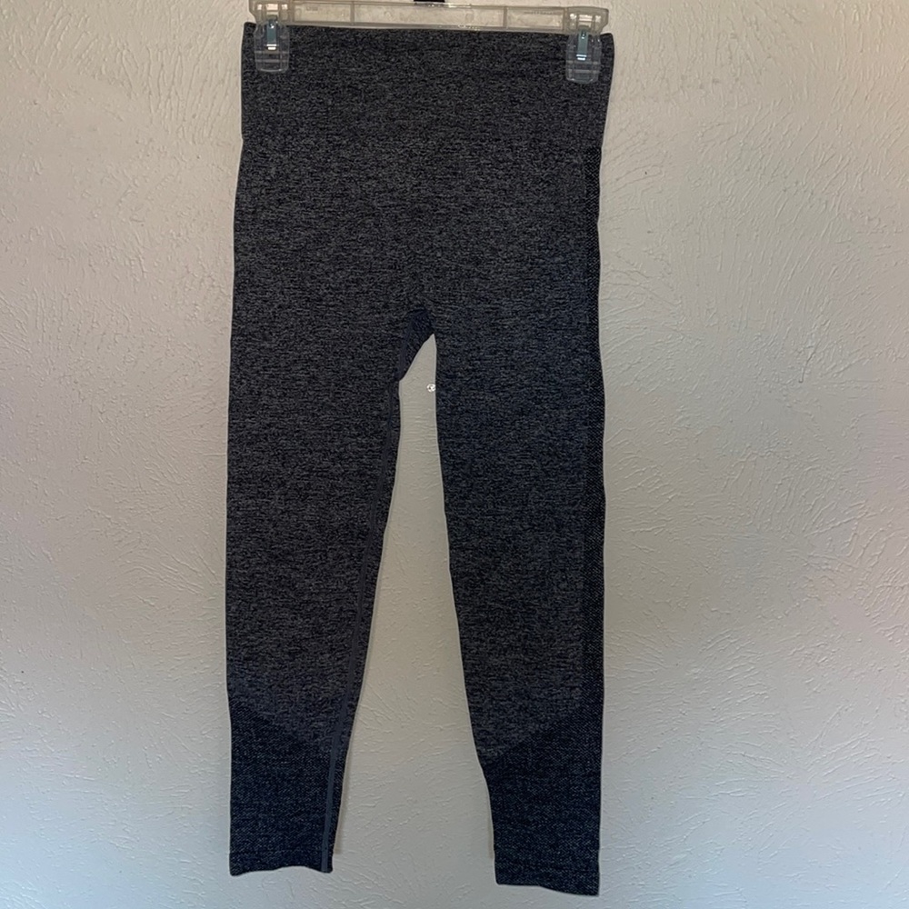 Gray Mesh Leggings